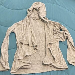 Gray hooded sweater, size M